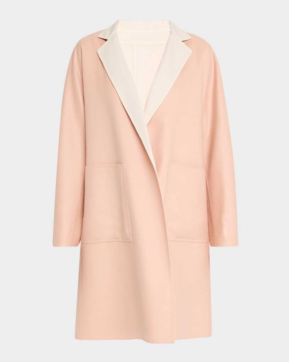 Reversible Double-Face Knee-Length Coat